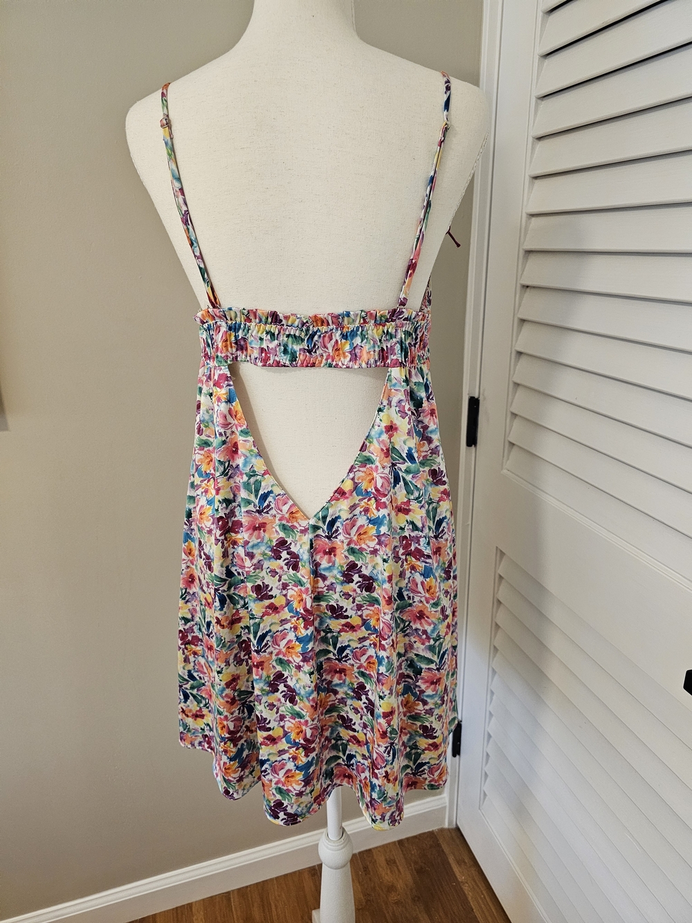 For Love & Lemons Watercolor Confetti Slip Dress - Picture 11 of 15